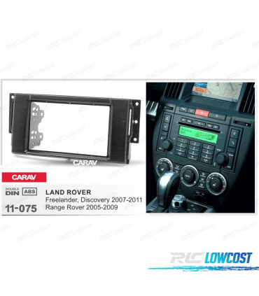 MARCO NEGRO RADIO 2-DIN PARA LAND ROVER FREELANDER DISCOVERY RANGE ROVER