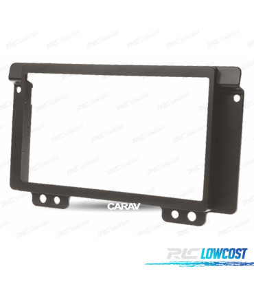 MARCO NEGRO RADIO 2-DIN PARA LAND ROVER FREELANDER 04-07