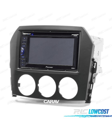 MARCO NEGRO RADIO 2-DIN PARA MAZDA MX-5 MIATA