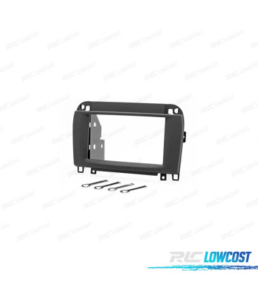 MARCO NEGRO RADIO 2-DIN MERCEDES W220 CLASE S