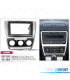 MARCO GRIS RADIO 2-DIN PARA SKODA OCTAVIA 08-13 CON AIRE ACONDICIONADO MANUAL