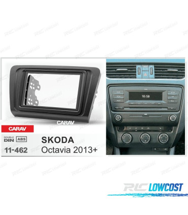 MARCO NEGRO RADIO 2-DIN PARA SKODA OCTAVIA 13+