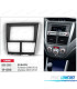 MARCO NEGRO GRIS RADIO 2-DIN PARA SUBARU FORESTER 08-12 IMPREZA 07-12