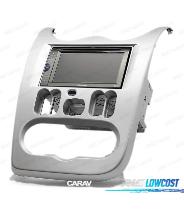 MARCO GRIS RADIO 2-DIN PARA RENAULT DACIA LOGAN SANDERO DUSTER NISSAN NP200