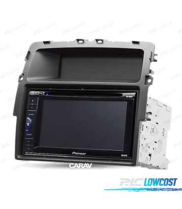 MARCO NEGRO RADIO 2-DIN PARA OPEL VIVARO NISSAN PRIMASTAR RENAULT TRAFIC II SIN ORDENADOR DE A BORDO