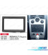 MARCO NEGRO RADIO 2-DIN PARA RENAULT MEGANE 02-09
