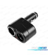 ADPTADOR MECHERO COCHE 12V 2 ENTRADAS