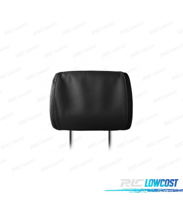 PAREJA DE REPOSACABEZAS DVD CON PANTALLA 9 COLOR NEGRO