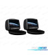 PAREJA DE REPOSACABEZAS DVD CON PANTALLA 9" TÁCTIL HD COLOR NEGRO Y HDMI