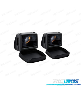 PAREJA DE REPOSACABEZAS CON DVD Y HDMI LCD 10,1 1080P TÁCTIL