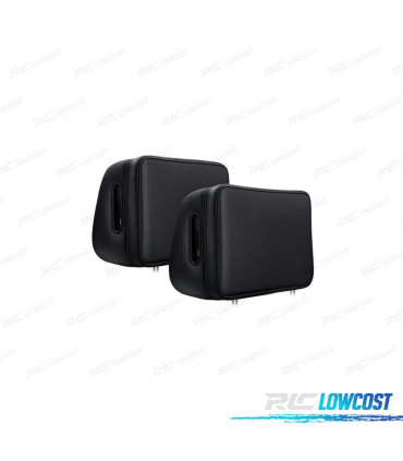 PAREJA DE REPOSACABEZAS CON DVD Y HDMI LCD 10,1 1080P TÁCTIL