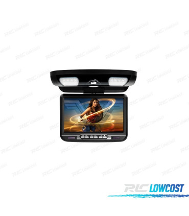 PANTALLA TECHO XTRONS DE 9" CON DVD Y JUEGOS