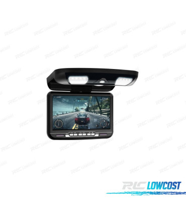 PANTALLA TECHO XTRONS DE 9" CON DVD Y JUEGOS