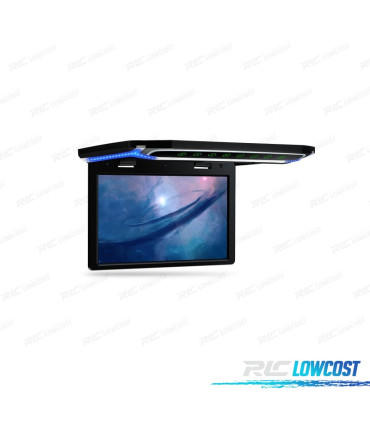 PANTALLA TECHO DE 10,1" HD CON HDMI 1080P USB SD Y LUZ