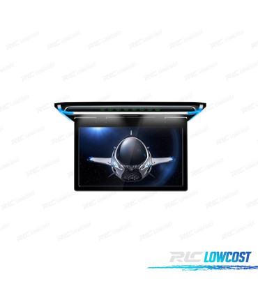 PANTALLA TECHO DE 15,6" ULTRA FINA CON HDMI LUZ LED 1080P USB Y SD