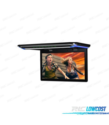 PANTALLA TECHO DE 15,6" ULTRA FINA CON HDMI LUZ LED 1080P USB Y SD