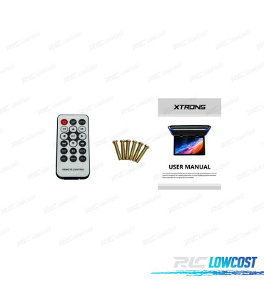 PANTALLA TECHO DE 15,6" ULTRA FINA CON HDMI LUZ LED 1080P USB Y SD