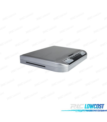 PANTALLA TECHO HD 1080P XTRONS 13,3" CON LUZ DVD HDMI SD USB Y ALTAVOCES