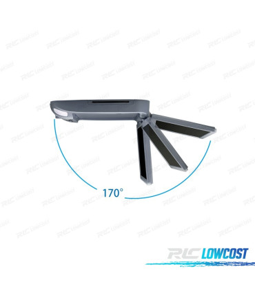 PANTALLA TECHO GRIS 15,6" CON DVD ALTAVOCES LUZ Y JUEGOS 32BITS