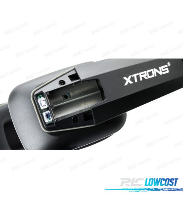 AURICULAR INALÁMBRICO PLEGABLE INFRARROJOS XTRONS 2 CANALES EN NEGRO