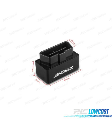 INTERFACE BLUETOOTH ELM327 OBD II 2 DE XTRONS DIAGNOSIS