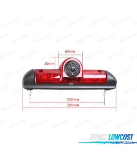 CAMARA DE APARCAMIENTO CON VISIÓN NOCTURNA CITROEN FIAT Y PEUGEOT