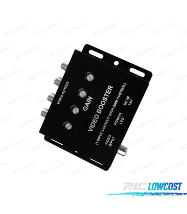 SPLITTER DE 4 CANALES 1 ENTRADA Y 4 SALIDAS RCA