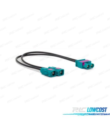 CABLE ADAPTADOR ANTENA RADIO XTRONS DOBLE FAKRA