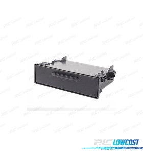 CAJA ALMACENAMIENTO RADIO 1-DIN UNIVERSAL 180*50*98 MM CON TAPA