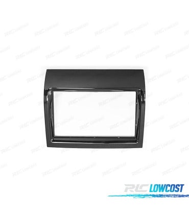 MARCO NEGRO BRILLO RADIO 2-DIN PARA CITROEN JUMPER PEUGEOT BOXER FIAT DUCATO