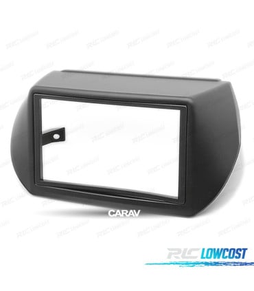 MARCO NEGRO RADIO 2-DIN PARA CITROEN NEMO PEUGEOT BIPPER FIAT FIORINO, QUBO