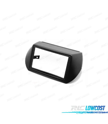 MARCO NEGRO RADIO 2-DIN PARA CITROEN NEMO PEUGEOT BIPPER FIAT FIORINO, QUBO
