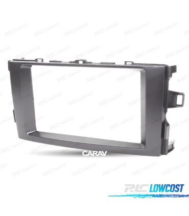 MARCO NEGRO RADIO 2-DIN PARA TOYOTA AURIS 06-12