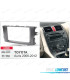 MARCO NEGRO RADIO 2-DIN PARA TOYOTA AURIS 06-12