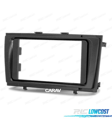 MARCO NEGRO RADIO 2-DIN PARA TOYOTA AVENSIS 09-15