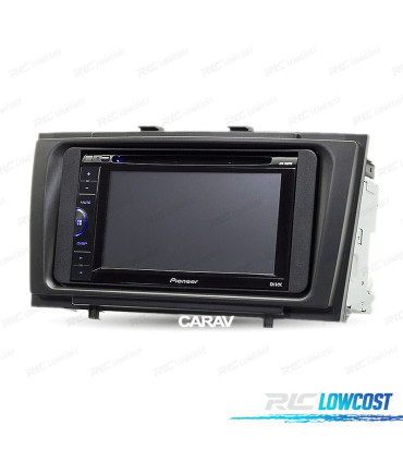 MARCO NEGRO RADIO 2-DIN PARA TOYOTA AVENSIS 09-15
