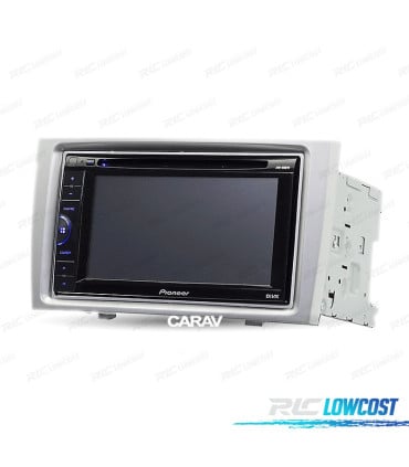 MARCO GRIS RADIO 2-DIN PARA PEUGEOT 308 408