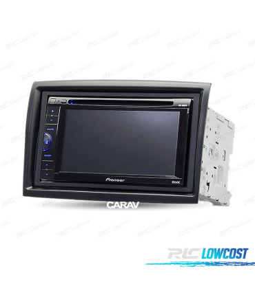 MARCO NEGRO RADIO 2-DIN PARA CITROEN JUMPER PEUGEOT BOXER FIAT DUCATO