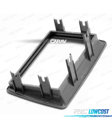 MARCO GRIS OSCURO RADIO 2-DIN PARA FIAT PANDA