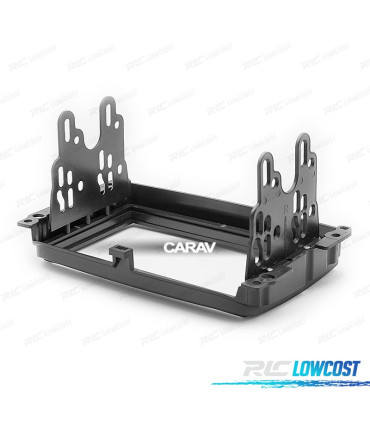 MARCO NEGRO RADIO 2-DIN PARA FIAT 500L