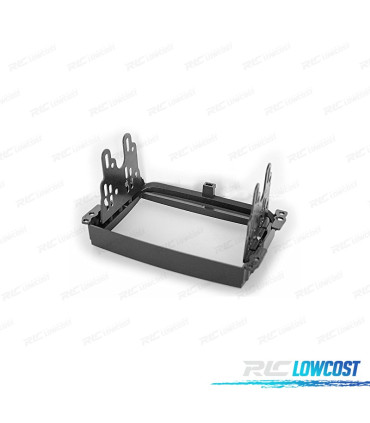 MARCO NEGRO RADIO 2-DIN PARA FIAT 500L