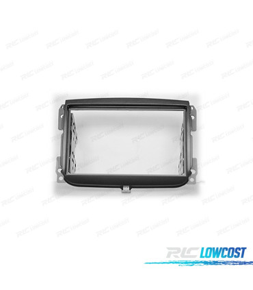 MARCO NEGRO RADIO 2-DIN PARA FIAT 500L