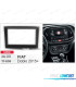 MARCO NEGRO RADIO 2-DIN PARA FIAT DOBLO 2015+