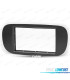 MARCO NEGRO RADIO 2-DIN PARA FIAT 500