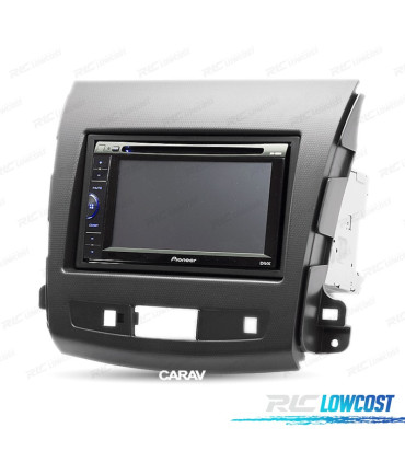 MARCO GRIS OSCURO RADIO 2-DIN 7" PARA CITROEN C-CROSSER MITSUBISHI OUTLANDER XL PEUGEOT 4007