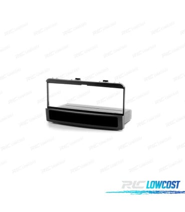 MARCO NEGRO RADIO 1-DIN PARA FORD FIESTA FOCUS GALAXY MONDEO COUGAR PUMA ESCAPE EXPLORER TRANSIT JAGUAR CON HUECO