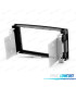 MARCO NEGRO RADIO 2-DIN PARA VOLKSWAGEN VW TOUAREG 02-10 T5 MULTIVAN, ELLE, TRANSPORTER 03-09