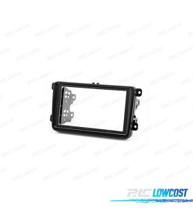 MARCO NEGRO RADIO 2-DIN PARA SEAT ALTEA LEON TOLEDO SKODA FABIA OCTAVIA SUPERB VOLKSWAGEN VW TIGUAN GOLF PASSAT POLO...