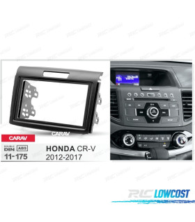 MARCO NEGRO RADIO 2-DIN PARA HONDA CR-V 12-17