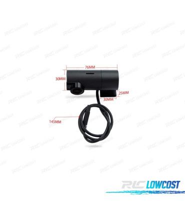 CÁMARA FRONTAL DE GRABACIÓN DVR 360º RADIOS XTRONS